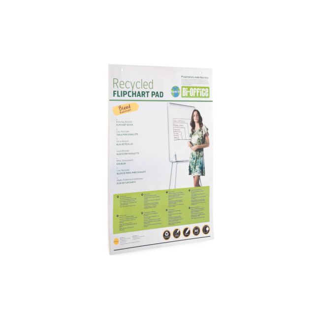 Bi-Office Earth Plain Flipchart Pad A1 40 Sheet (Pack of 5) FL0111801 image 2