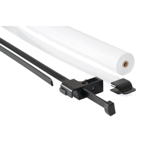 Earth Paper Roll Support with Extensible Arms and Acrylic Ruler KT0802 image 1