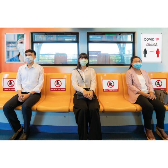 Bi-Office Adhesive Document Holder Green A3 (Pack of 5) FM2824 image 2