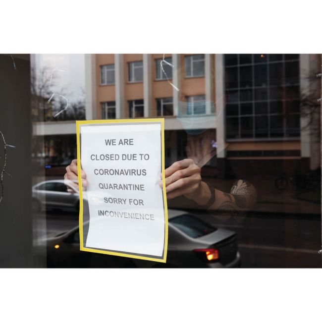 Bi-Office Adhesive Document Holder Blue A3 (Pack of 5) FM2819 image 4