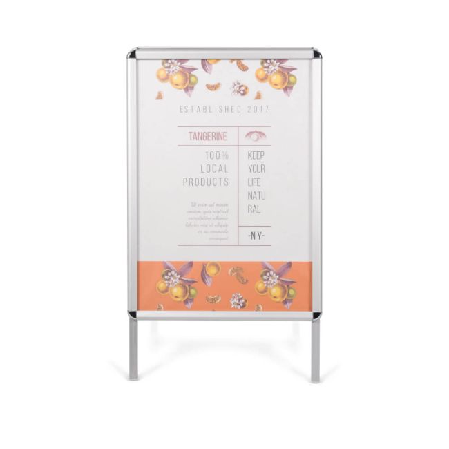 Bi-Office A- Frame Poster Display Freestanding Aluminium Frame A2 DKT60303032 image 8