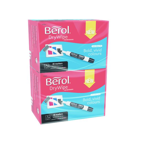 Berol D/Wipe Bullet Mrker Astd Pk98 image