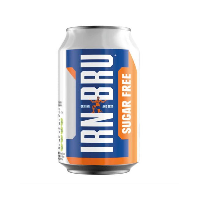 Irn Bru Sugar Free 330ml Cans (Pack of 24) 410240 image 1