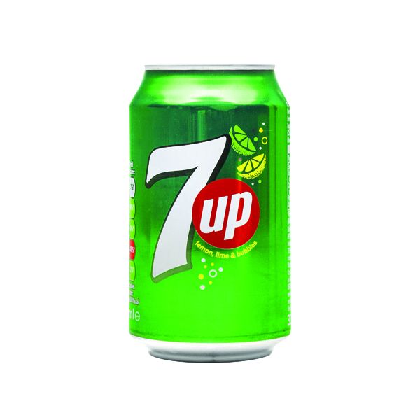 7Up Soft Drink 330ml Can Pk24 image