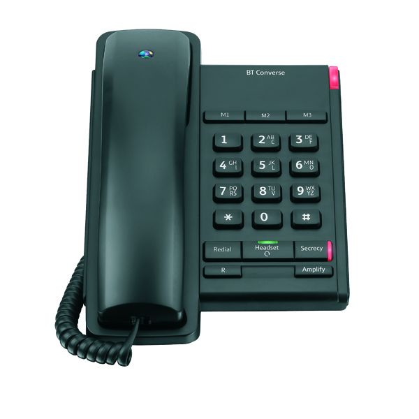 BT Black Converse 2100 Corded Phone image