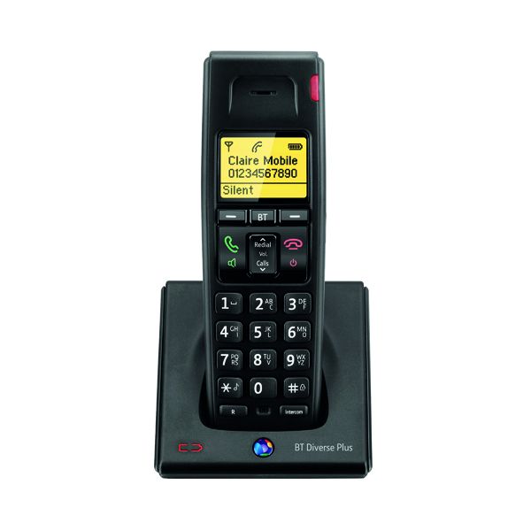 Bt 7100 Plus Sngl Dect Handset Blk image
