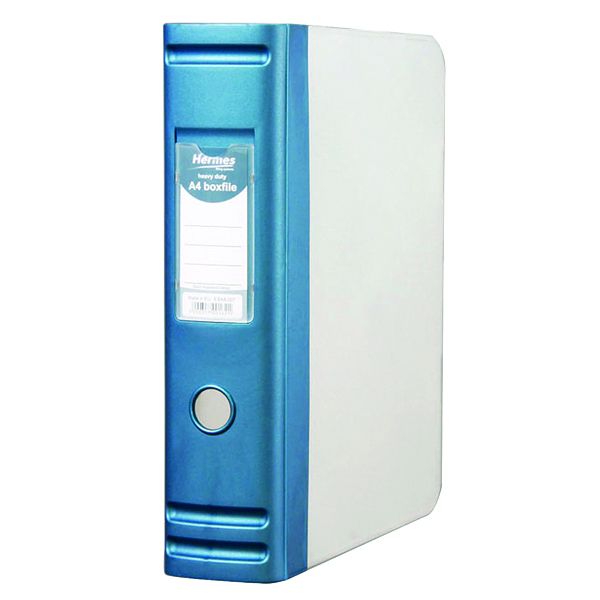 Hermes A4 Hd80Mm Box File 2D Blue image