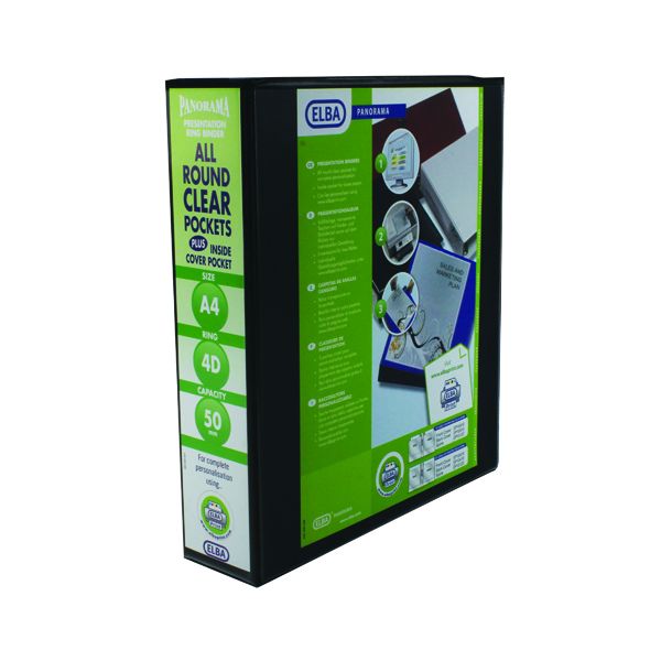 Elba Pres Rbndr 4D 50mm A4 Blk Pk4 image