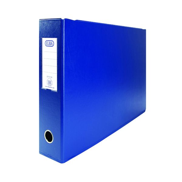 Elba 70mm Lever Arch A3 Blue Pk2 image