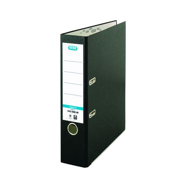 Elba Board Lever Arch A4 Black Pk10 image