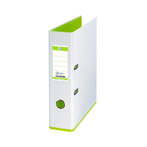 Mycolour Lever Arch A4 White/Lime image