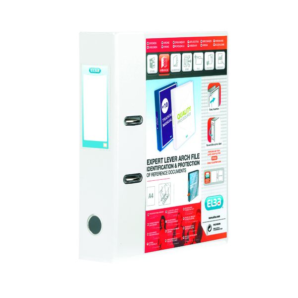 Elba Vision 70mm Lever Arch A4 Wht image