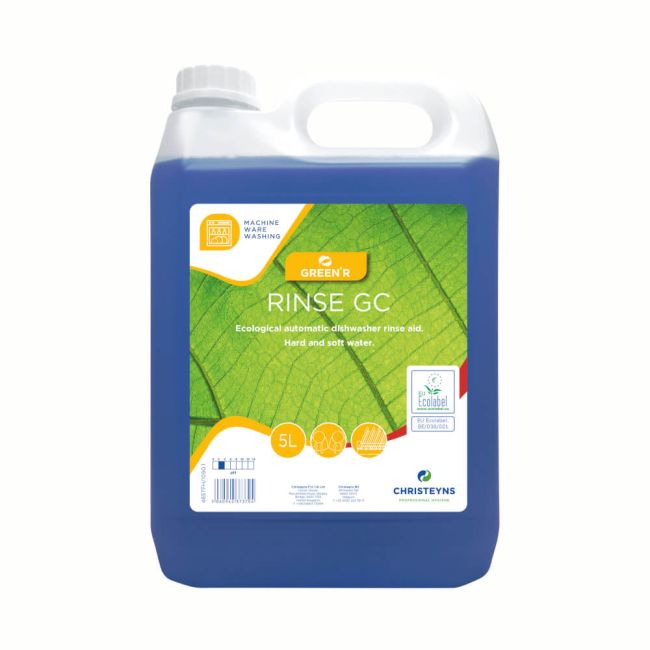 Christeyns Green'r Rinse GC Ecological Automatic Dishwasher Rinse Aid 5 Litre 465 image 1