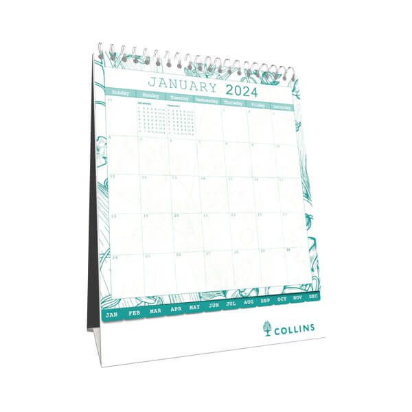 Collins Tara Desk Calendar MTV 2024 image