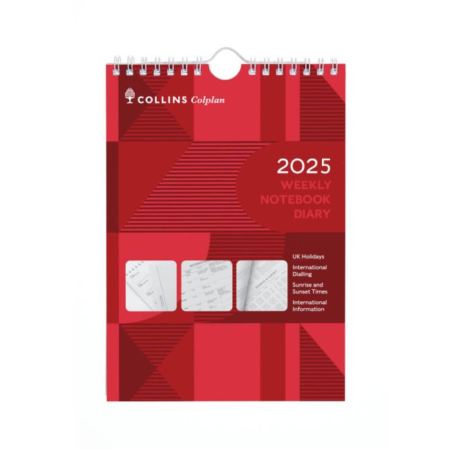 Collins Week To View Notebook Diary 2025 6025 image 1