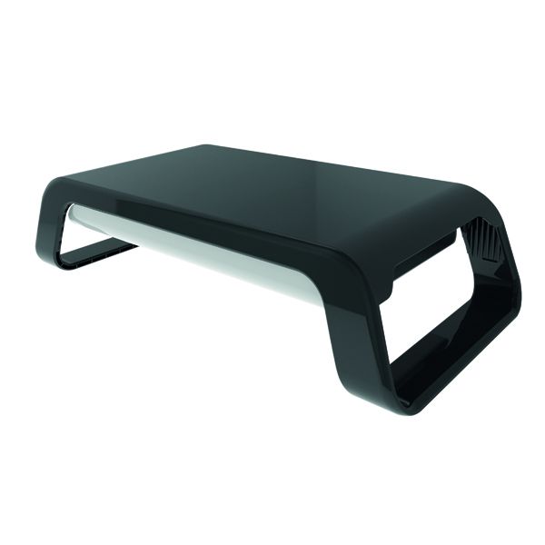 Contour Monitor Stand Black image