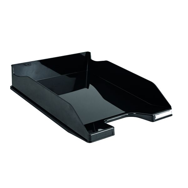 Contour Letter Tray Glossy Black image