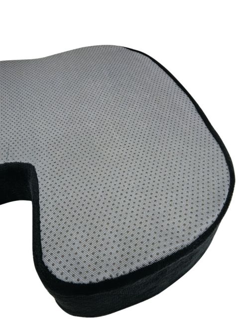 Contour Ergonomics Memory Foam Seat Cushion with Cooling Gel Black CE50026 image 3