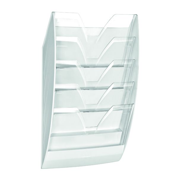 Cep Wall File 5-Part White/Crystal image