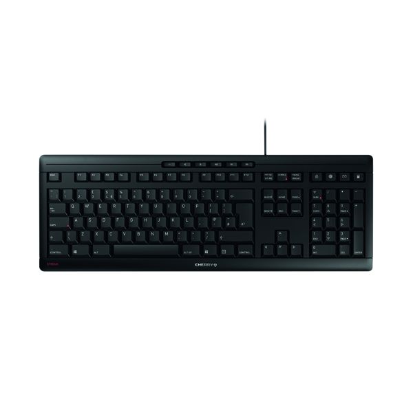 Cherry Stream Keyboard Corded Black image