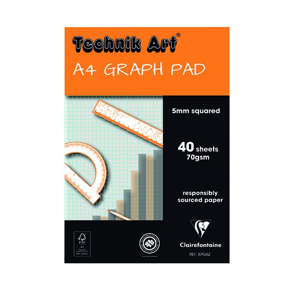Technik Art Graph Pad 5Mm Quad A4 image