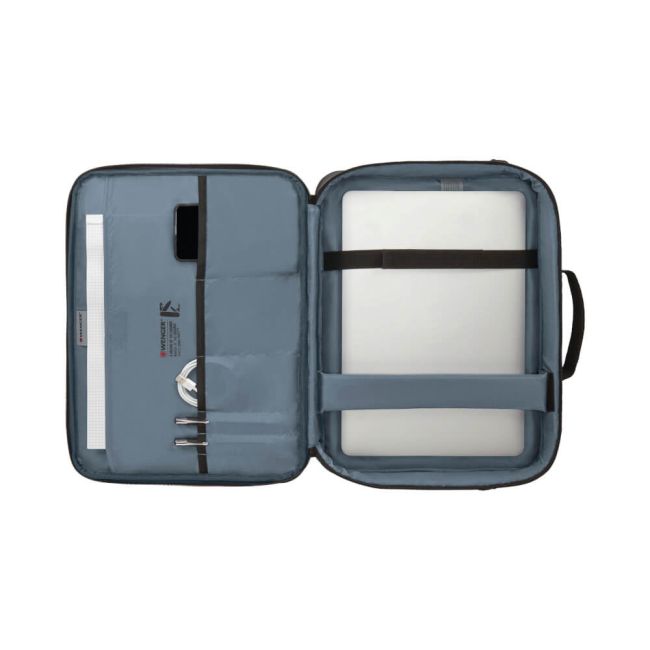 Wenger BQ 16 Inch Laptop Case Clamshell Opening 420x80x330mm Black 611907 image 4