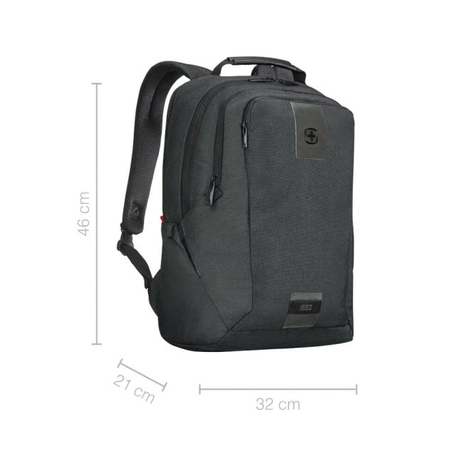 Wenger MX ECO Professional 16 Inch Laptop Backpack with Tablet Pocket Black 612261 image 4