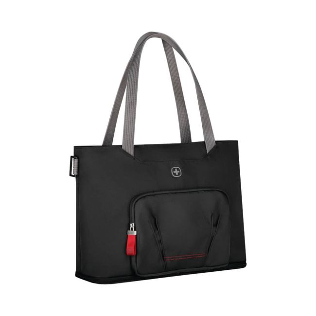 Wenger Motion Deluxe 15.6 Inch Laptop Tote Bag with Tablet Pocket 460x180x310mm Black 612543 image 2