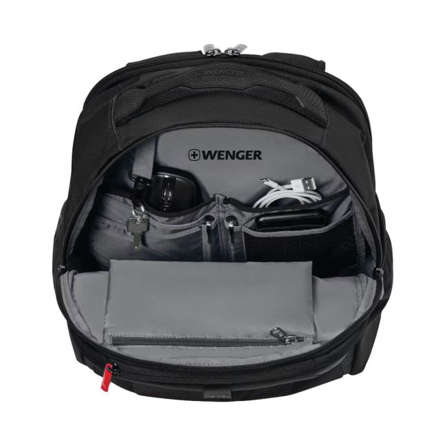 Wenger XE Professional 15.6 Inch Laptop Backpack with Tablet Pocket Black 612739 image 7