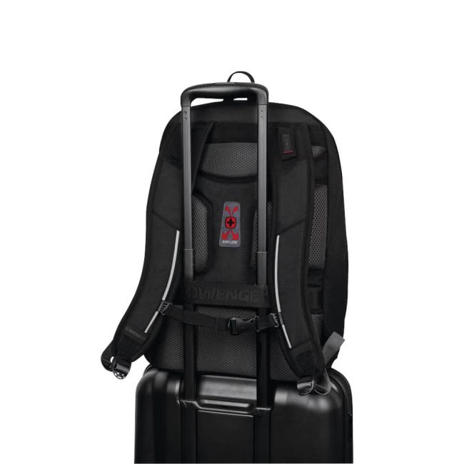 Wenger Carbon Pro Business Backpack with 15.6 Inch Laptop Sleeve and Tablet Pocket Black 653129 image 10