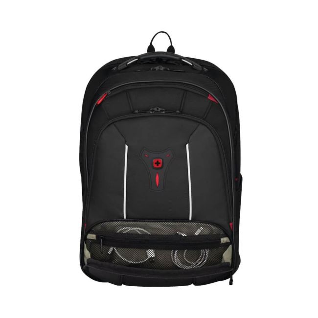 Wenger Carbon Pro Business Backpack with 15.6 Inch Laptop Sleeve and Tablet Pocket Black 653129 image 9