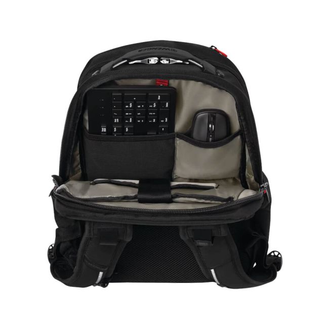 Wenger Cosmic 17 Inch Laptop Backpack with Tablet Pocket Black 653187 image 6