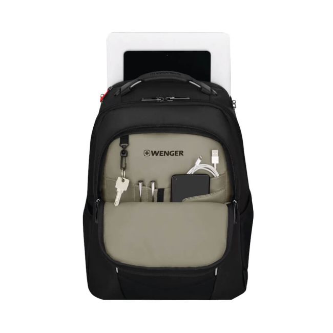 Wenger Altair 15.6 Inch Laptop Backpack with Tablet Pocket Black 653186 image 2