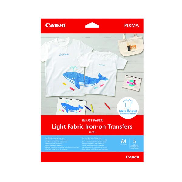 Canon Light Fabric Iron-On Trans A4 image