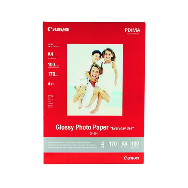 Canon Glossy Photo Paper A4 Pk100 image