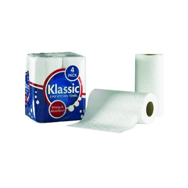 Klassic White Kitchen Roll Pk24 image
