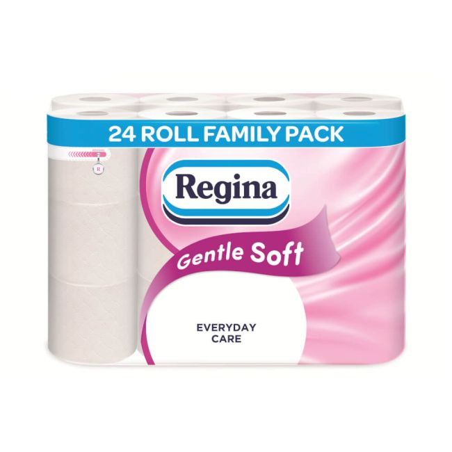 Regina Gentle Soft 3-Ply Toilet Rolls (Pack of 24) 1102199 image 1
