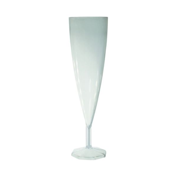 Plastic Champagne Glass Clr Pk10 image
