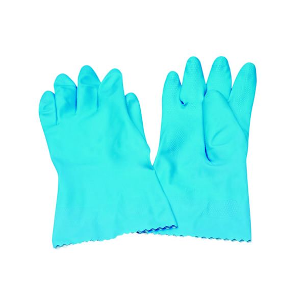 Rubber Gloves Medium Blue Pk12 image
