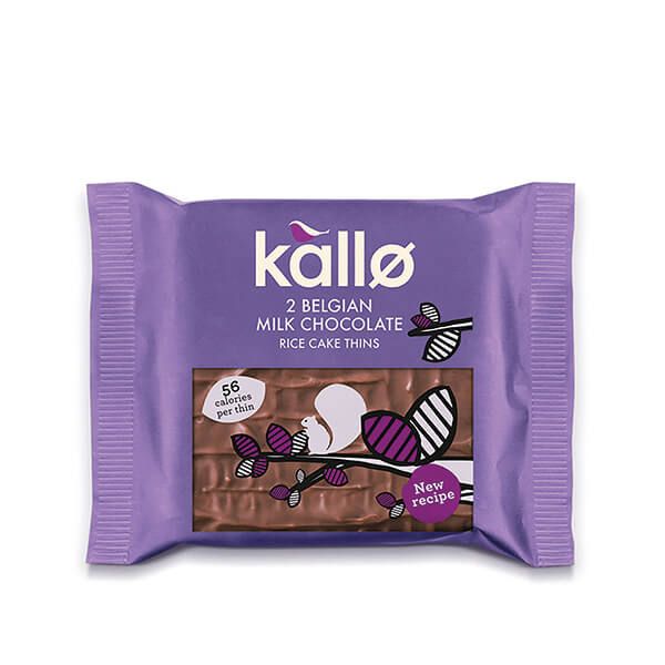 Kallo Milk Choc Rice Cake 2 Pk Pk30 image
