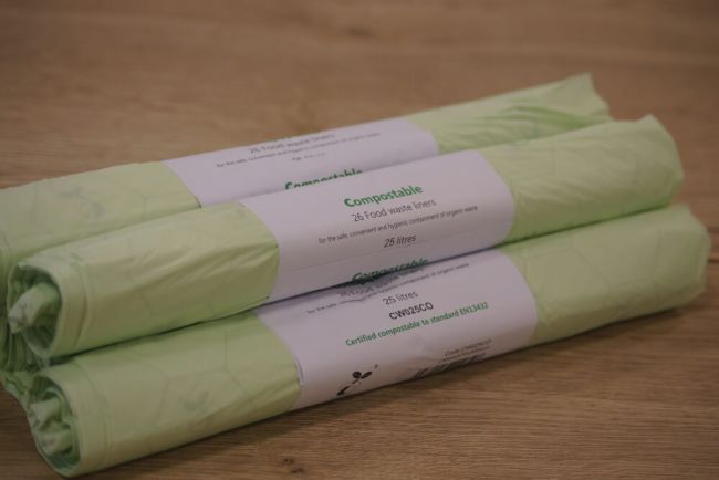 Compostable Food Waste Liners 25L 26x20 Rolls (Pack of 520) CW025C0 image 6
