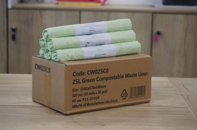 Compostable Food Waste Liners 25L 26x20 Rolls (Pack of 520) CW025C0 image 7