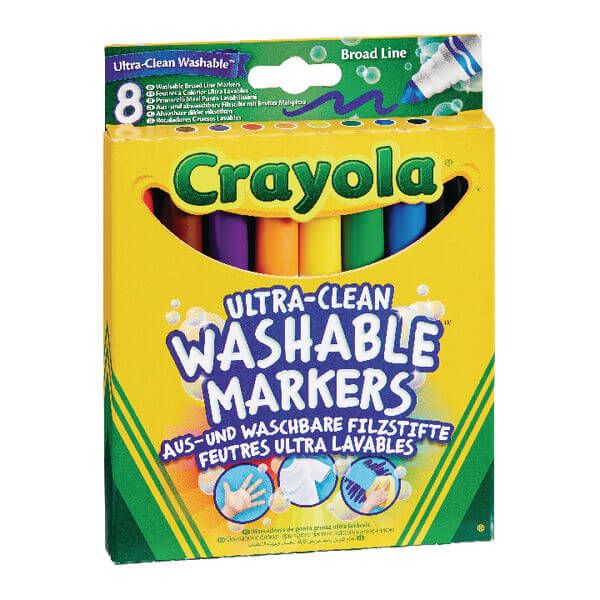 Crayola Ultra Clean Washable Markers x8 (Pack of 6) 58-8328-E-000 image 1