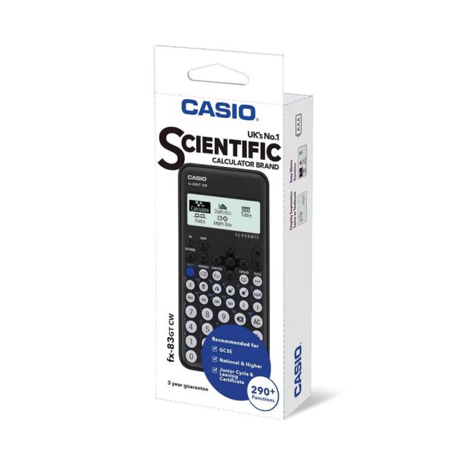 Casio FX-83GTCW Scientific Calculator Black FX-83GTCW+-W-UT image 3