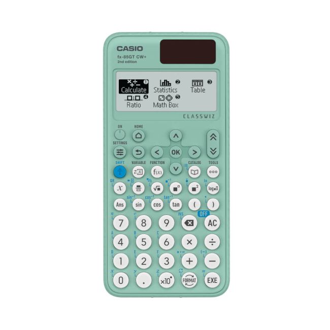 Casio FX-85GTCW Scientific Calculator Green FX-85GTCW+EW-WUT image 1
