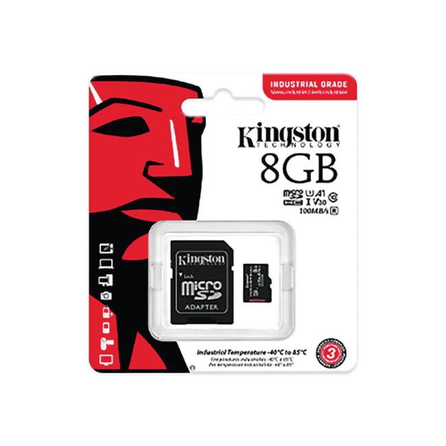 Kingston Industrial MicroSD Memory Card 16GB SD Adapter SDCIT2/16GB image 1