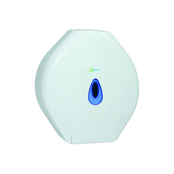 2Work Jumbo Toilet Roll Disp White image