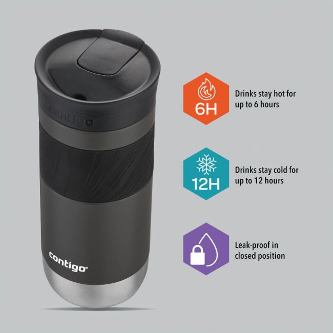 Contigo Byron 2.0 Snapseal Travel Mug 16oz/470ml Sake 2155588 image 2
