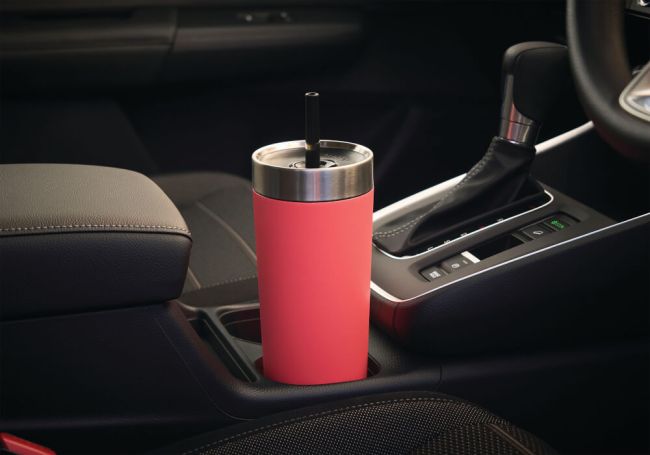 Contigo Luxe Stainless Steel Insulated Travel Tumbler/Straw 24oz Coral 2212920 image 6