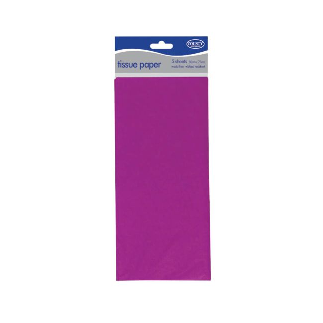 County Stationery Tissue Paper C6 500x750mm Assorted x5 (Pack of 36) C6 image 4